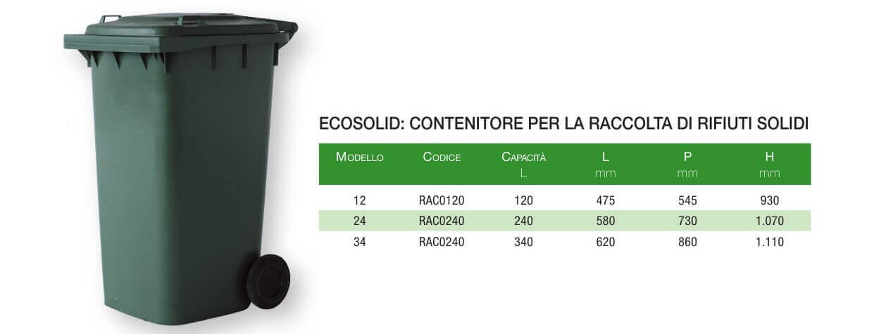 ECOSOLID: Contenitore per Rifiuti Solidi - Giurgola S.r.l.